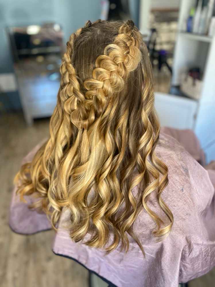 Trail Run Updo/hair