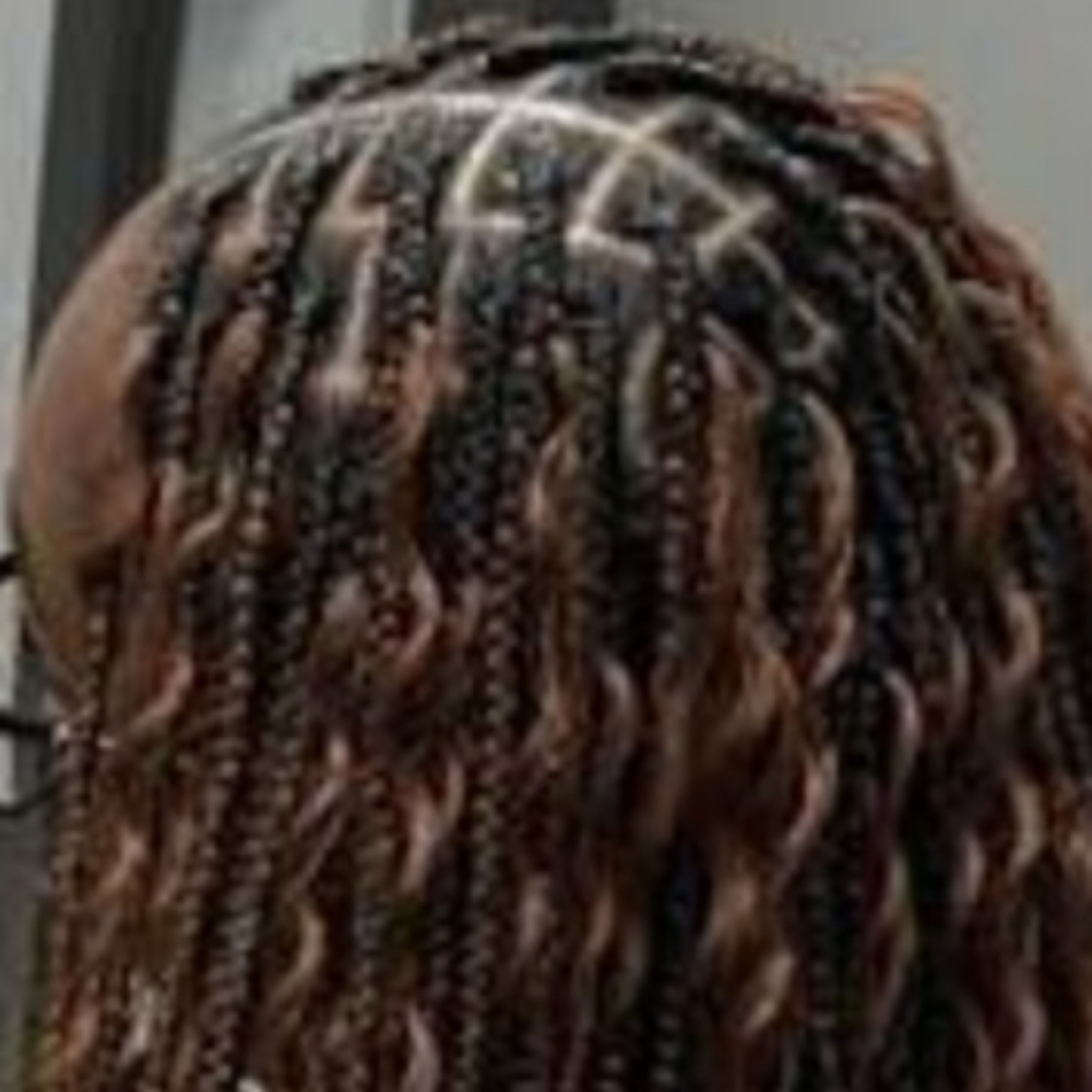 Knotless Goddess box braid-Med at Lady A's Braids & Weaves Studio LLC in Humble, TX