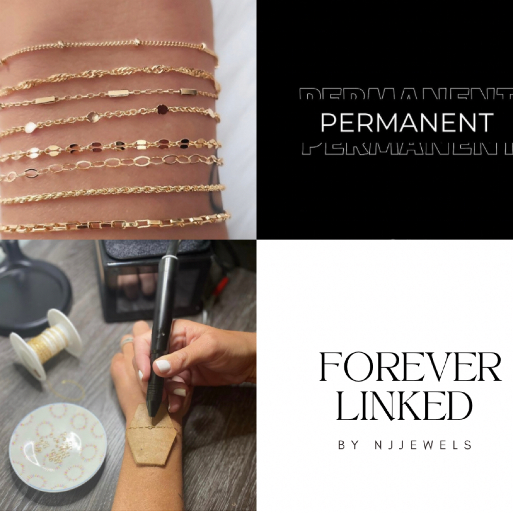 Permanent Jewelry at Sun Kissed Goddess Spray Tan in Michigan City, IN