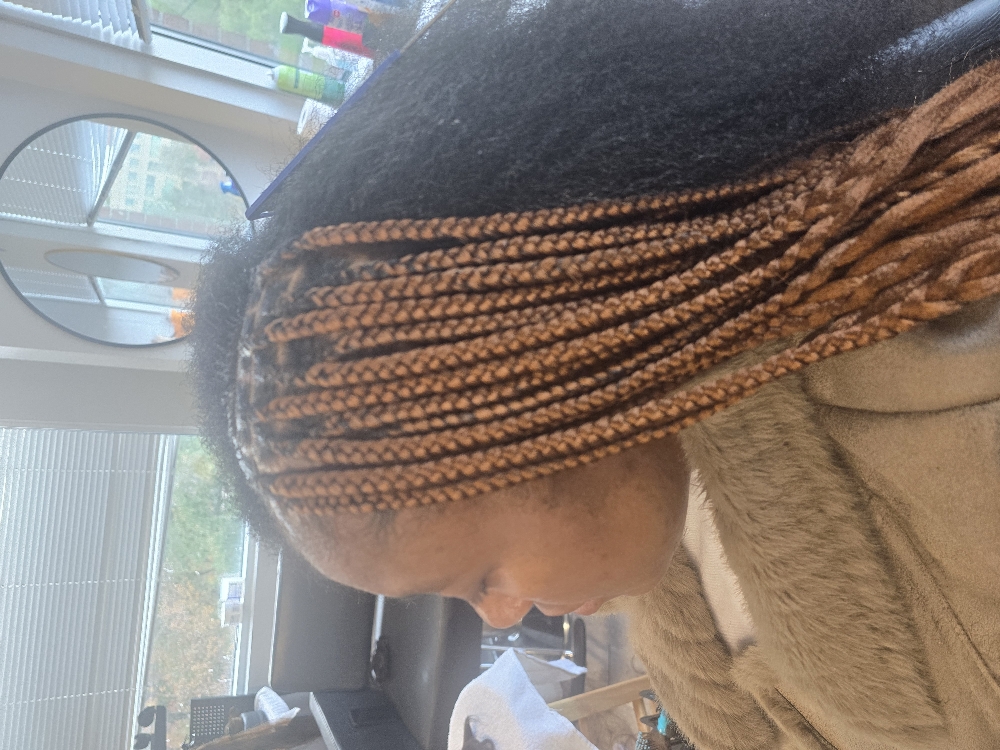 Medium Knotless Braids at Braids By Veronica in Lanham, MD