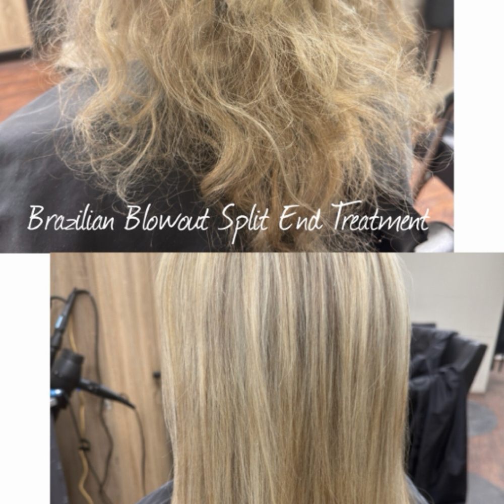 Brazilian Split End Treatment at Hair by Sarah - Hair In The Square Beauty Bar in Lynn, MA