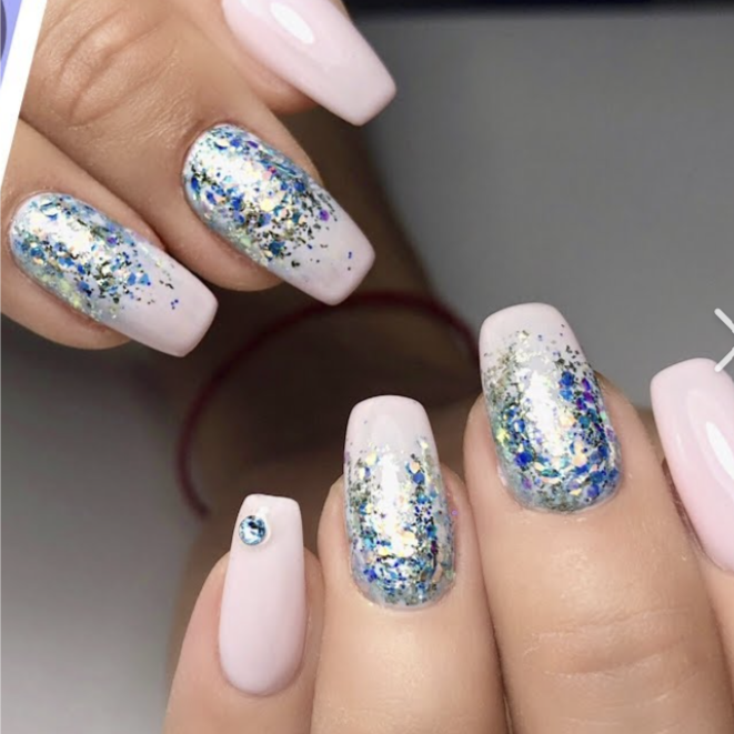 Hard gel fill at I AM SALON, St. George in St. George, UT