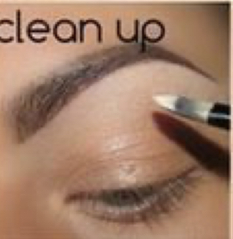 Brow Wax Cleanup