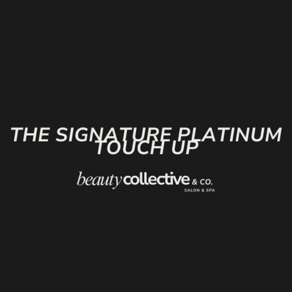 The Signature Platinum Touch-Up at Beauty Collective & Co. in Rochelle, IL