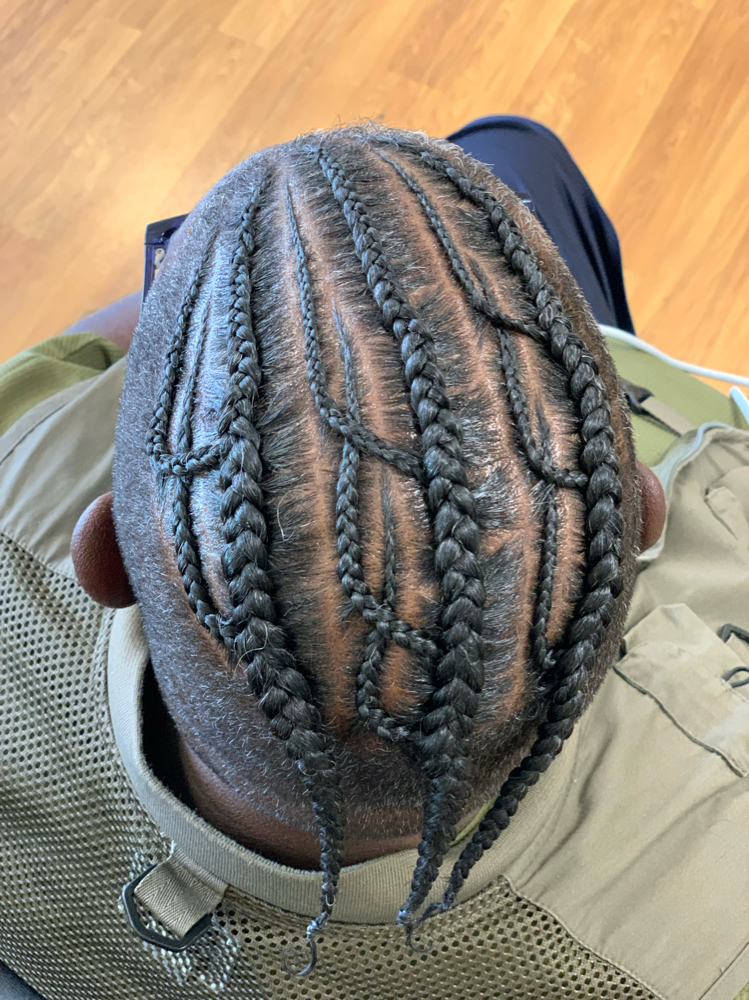 Cornrows No Hair Added