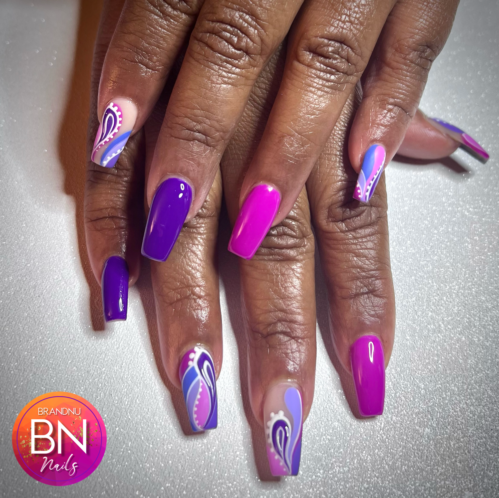 Med Full Set / Freehand Designs