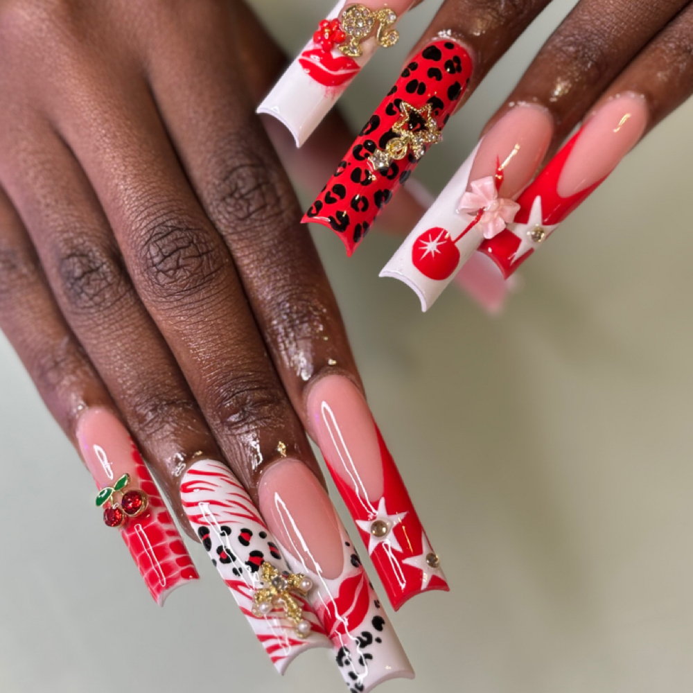 Long Full Set (Tier 3) $100 at Nails By Julz in Wichita, KS