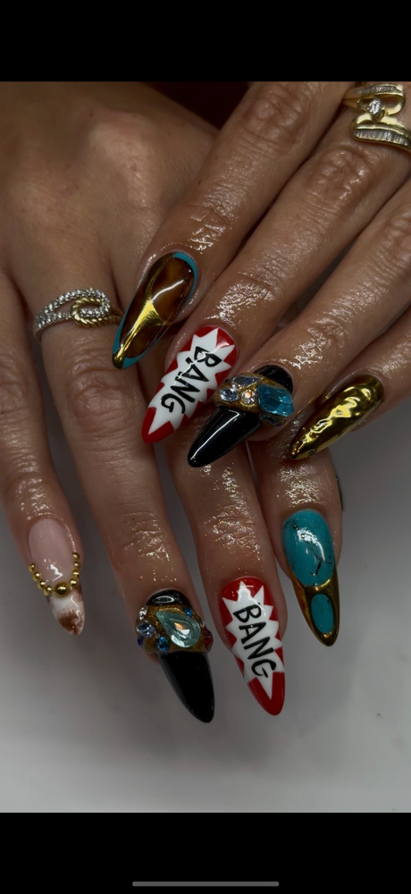 Detailed Nail Art at Kreative Touch in Pittsburgh, PA