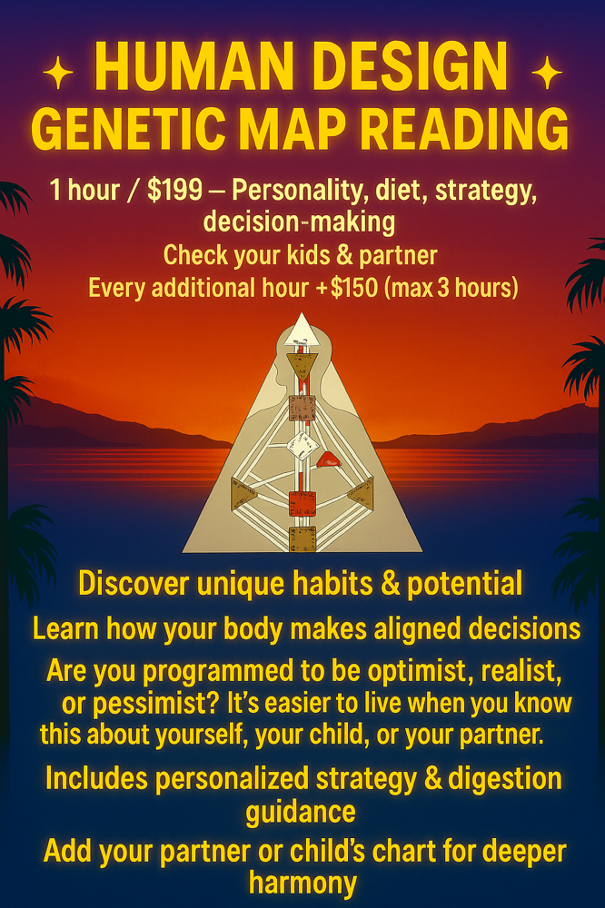 Human Design genetic Map Reading