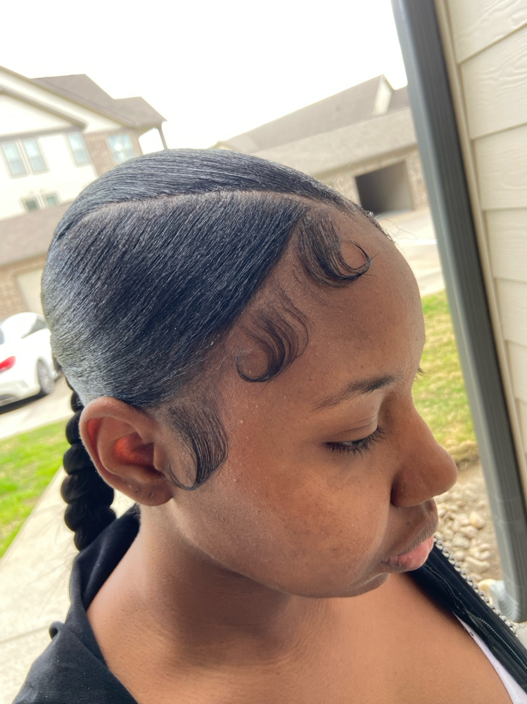 Sleek Ponytails