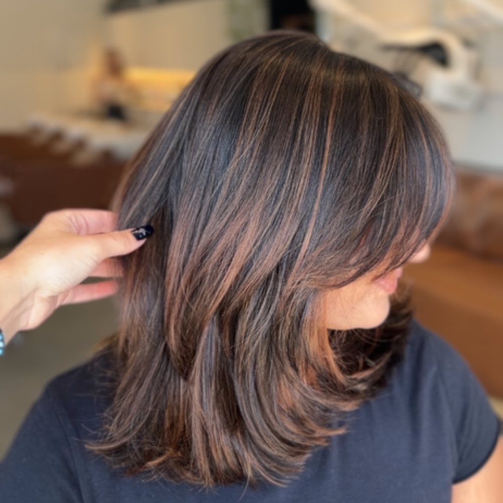 Partial Highlight/Blonding Session at Jillian Marquez in Tustin, CA