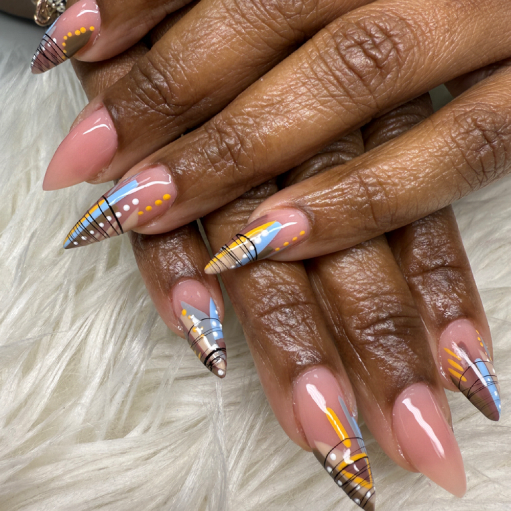 Natural Nail Acrylic Overlays