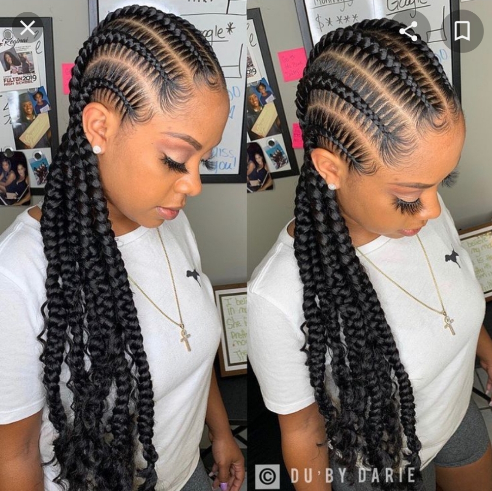 Braids (Large Cornrows 5)(Ladies) at Diva Designs By Monica in Stratford, CT