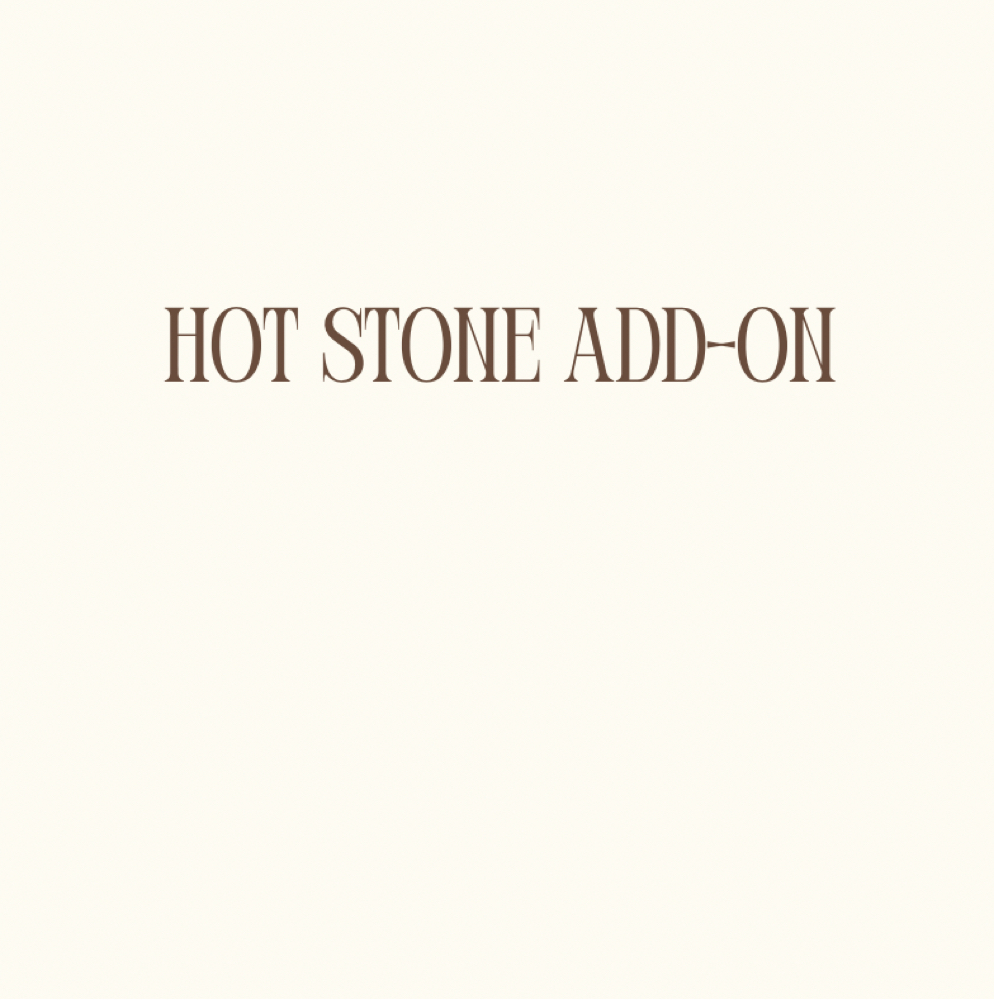 Hot Stone Add-On at The Sister Suite in West Point, MS