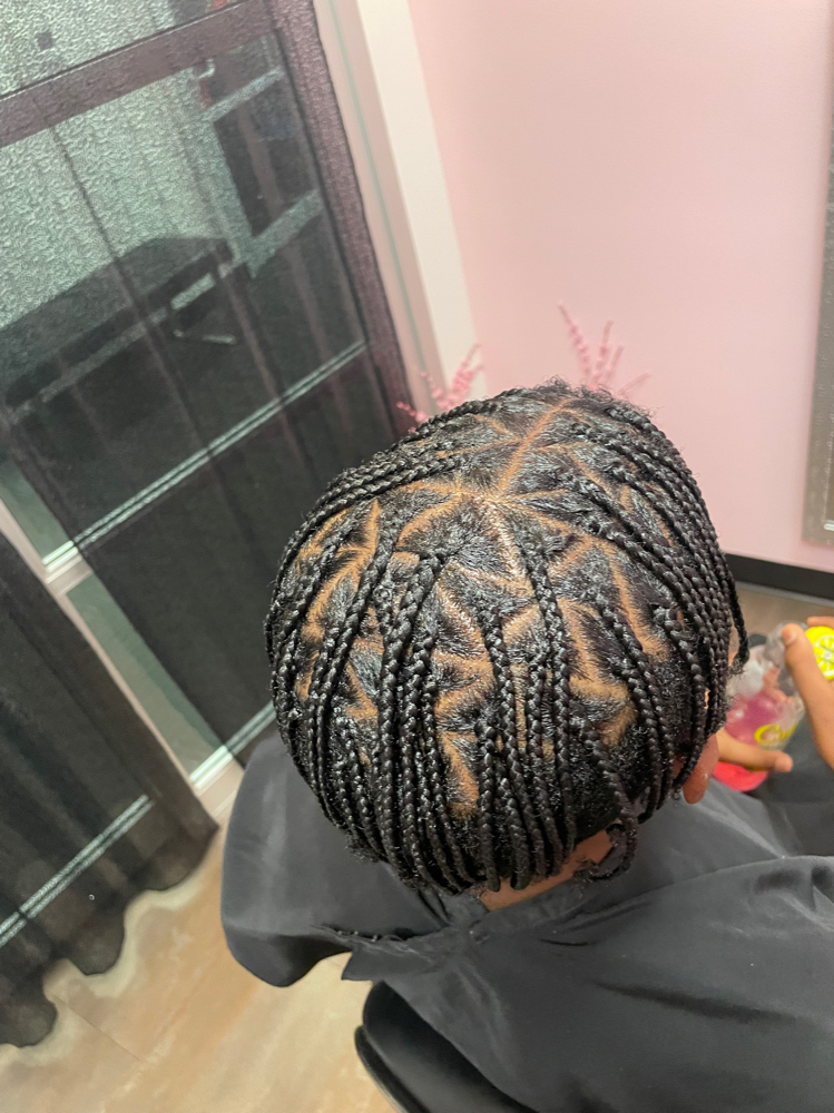 Boy Box Braids Short