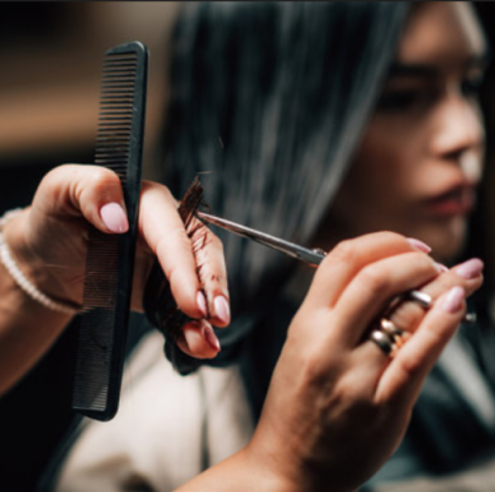 Woman's Haircut at Hannah Hoy in Weatherford, TX