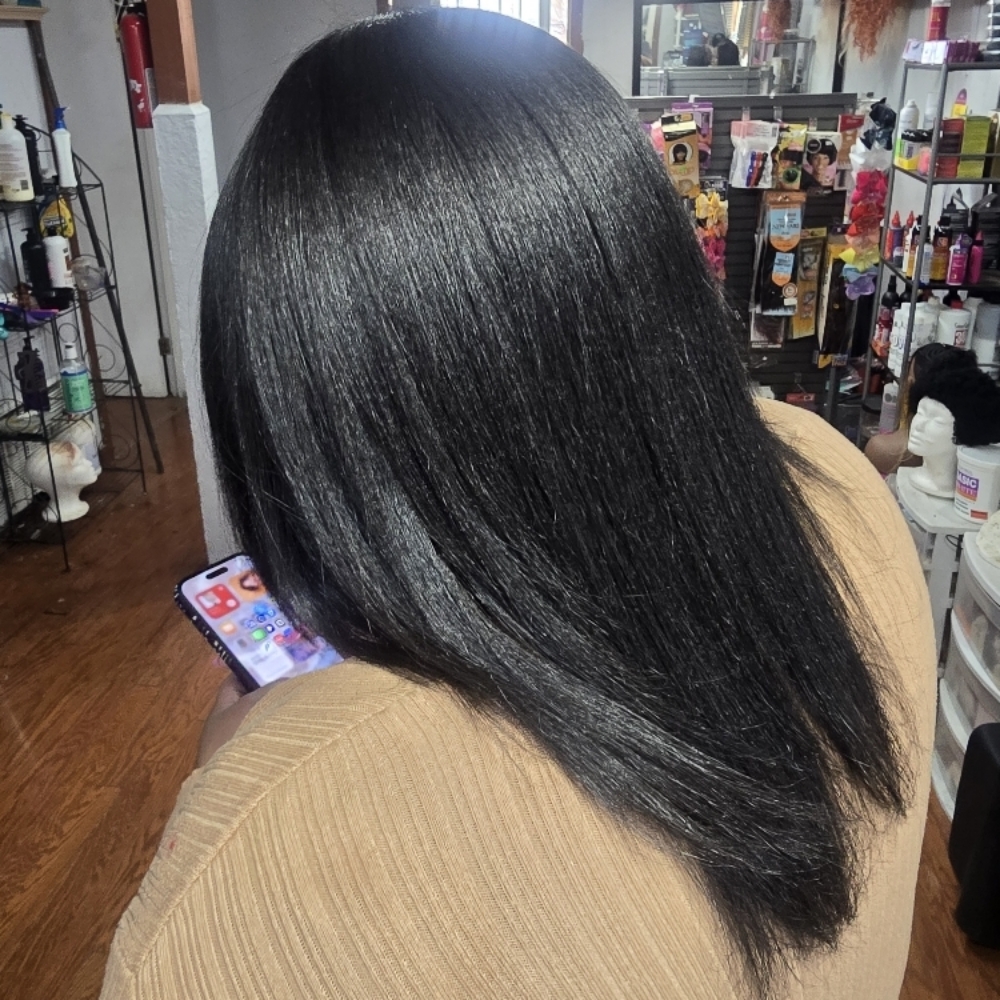 Silk Press at Ready For The World 🌍 Salon in Amarillo, TX