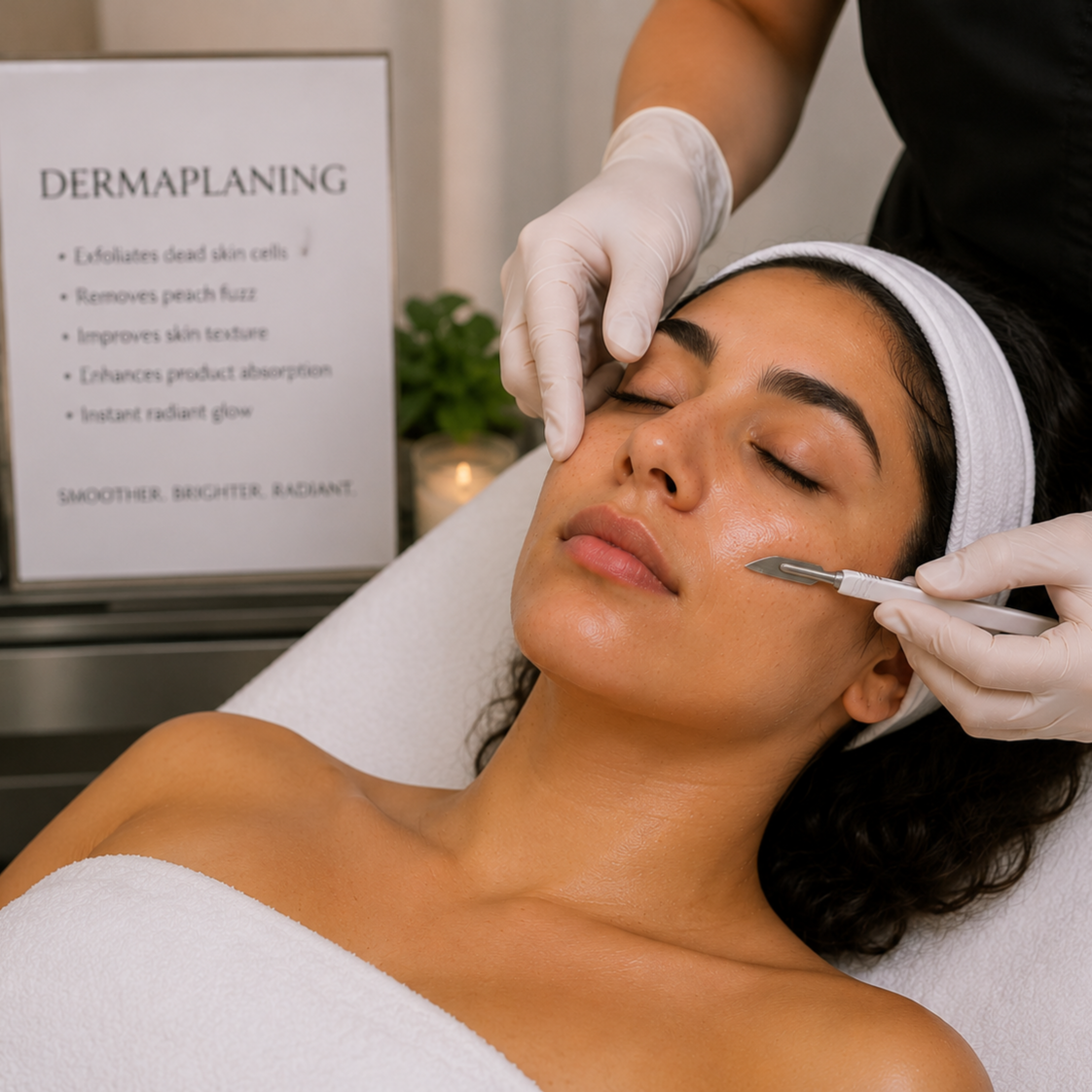 Dermaplaning Facial at MediGlow Spa in Spring, TX