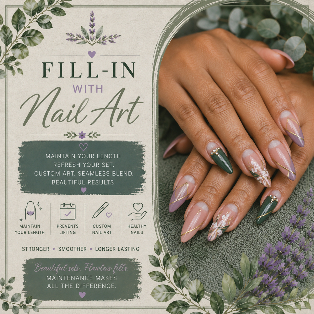 Fill In With Nail Art at Otani Nails & Handmade Jewelry in Columbia, SC