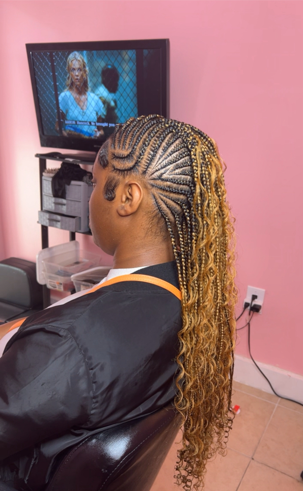 Small braided Mohawk