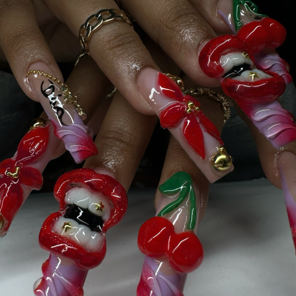 Gel X EXTREME Art Level at Gelled by Gell Queen in Lakewood, CA