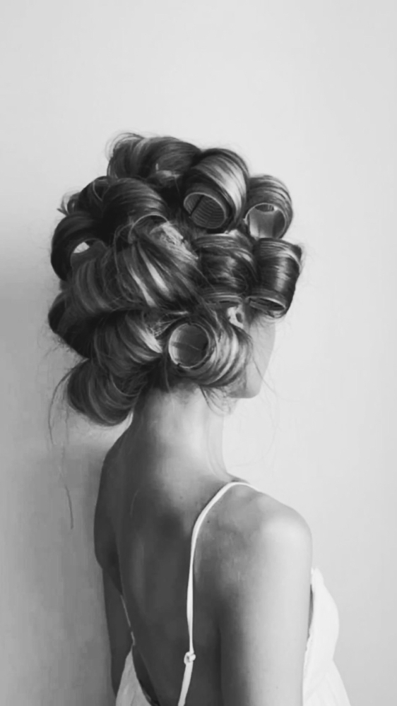 blowout with roller set at Iron & Ivy in Fords, NJ