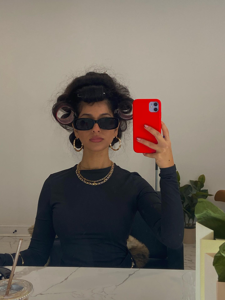 blowout with roller set