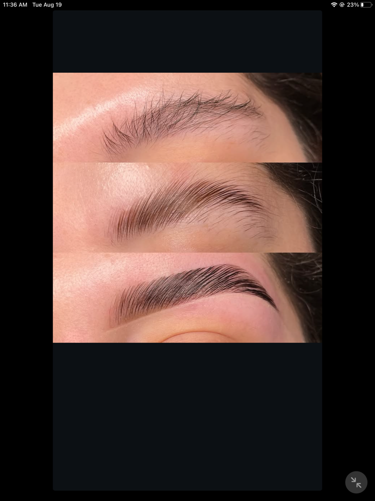 Brow Lamanation at Madi-Lou's Studio in Austin, TX