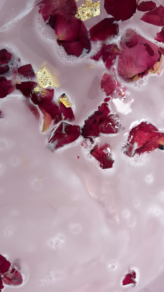 Pomegranete Rose pedicure