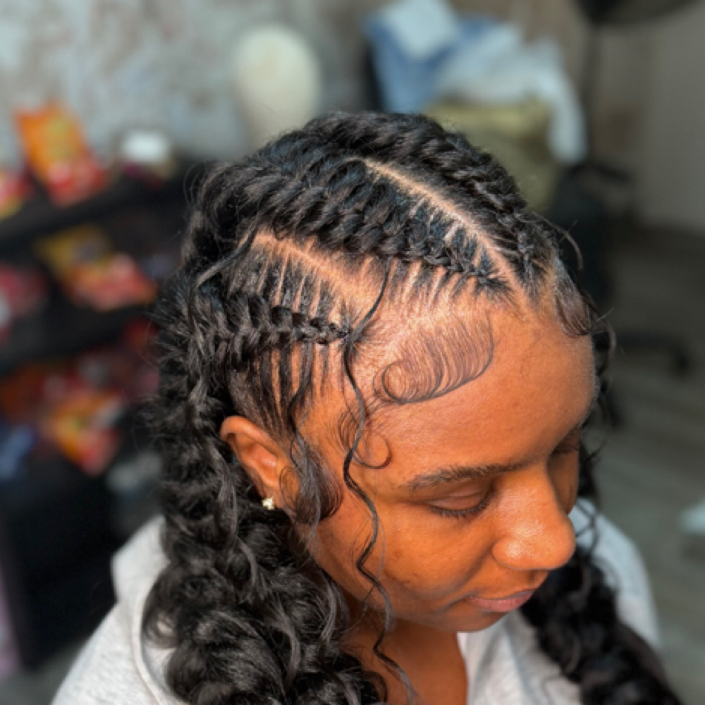 4 Butterfly Braids at Faith TheBraider in Milwaukee, WI