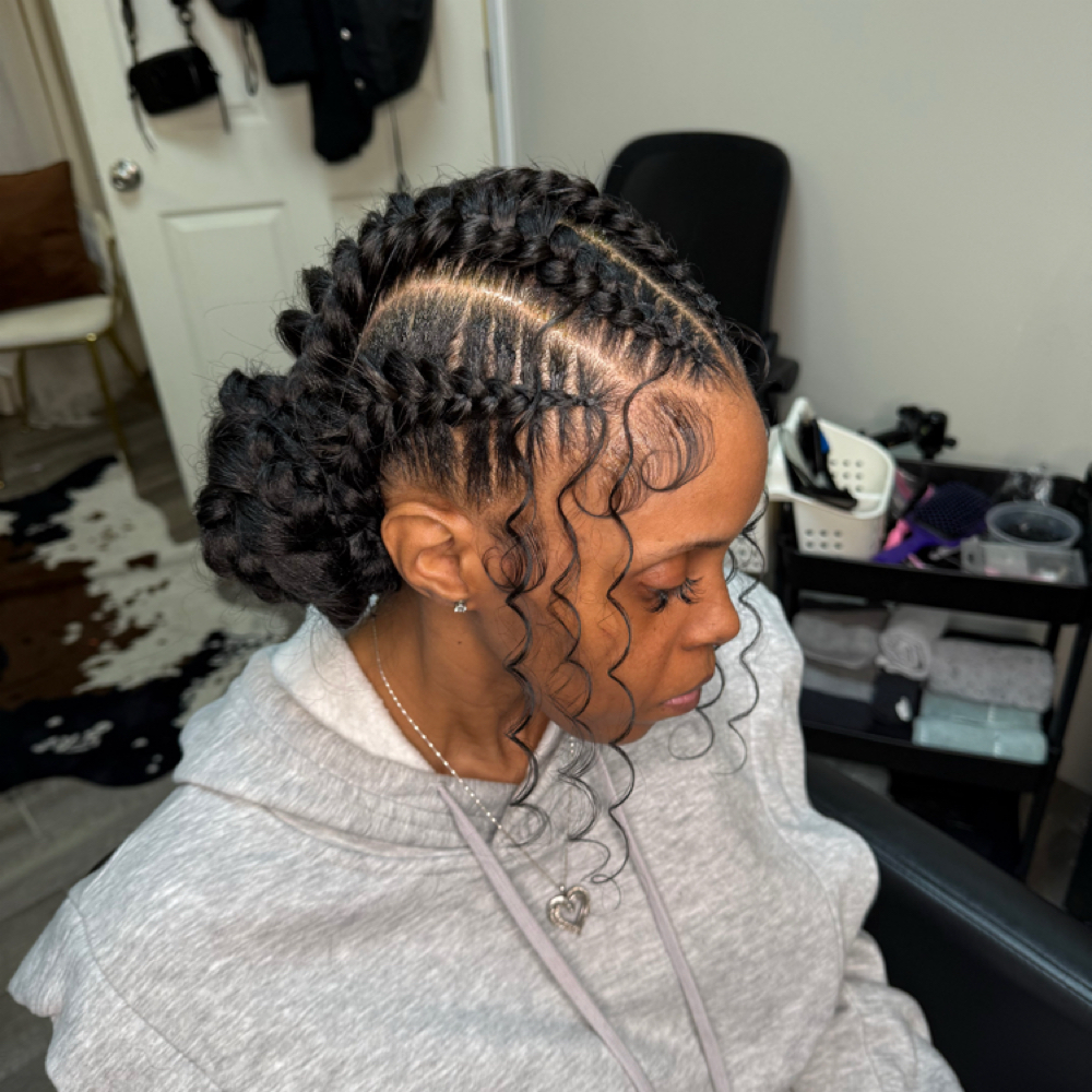 4 Butterfly Braids at Faith TheBraider in Milwaukee, WI