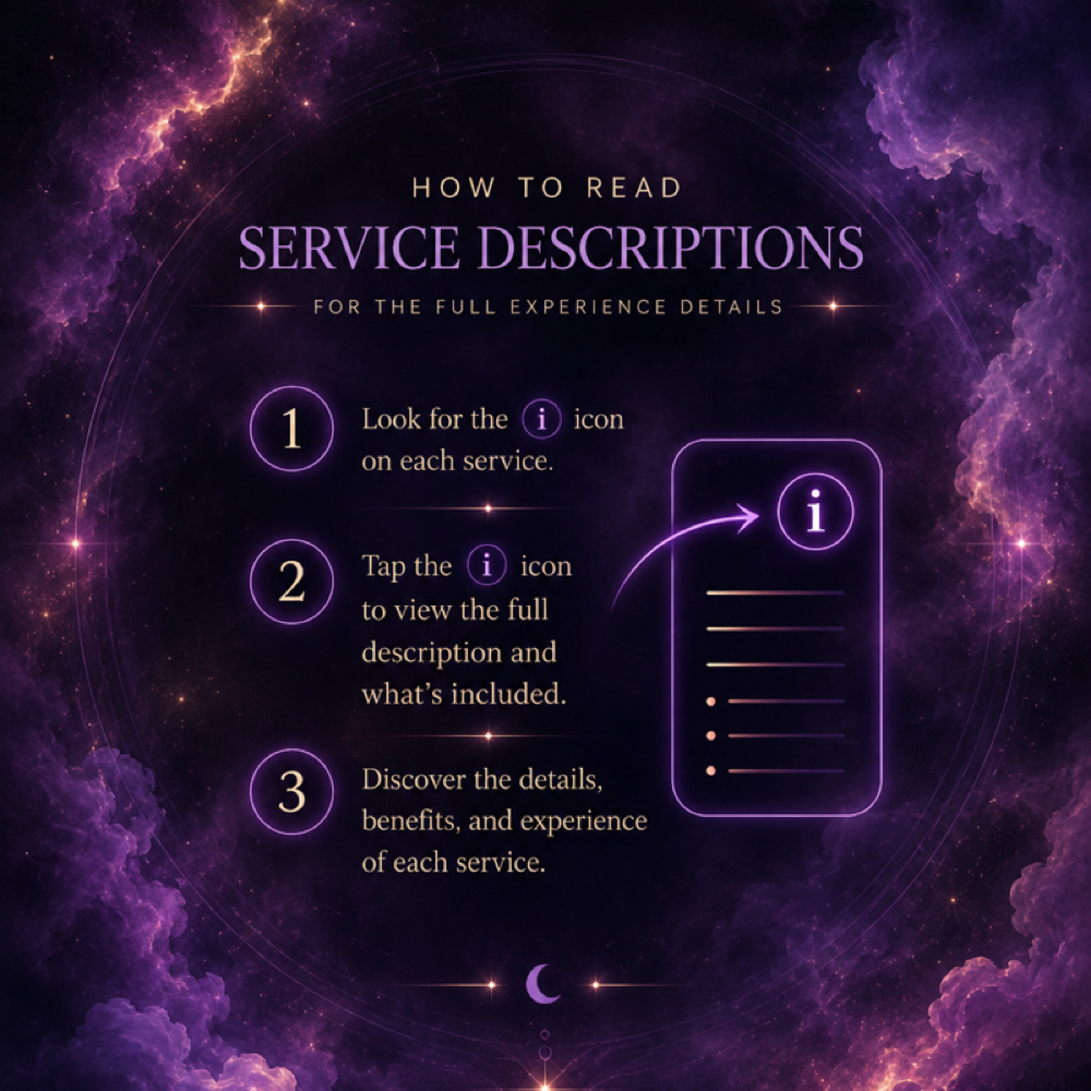 Tap the ⓘ icons to explore at Calm Touch Therapeutics in Plainfield, IN