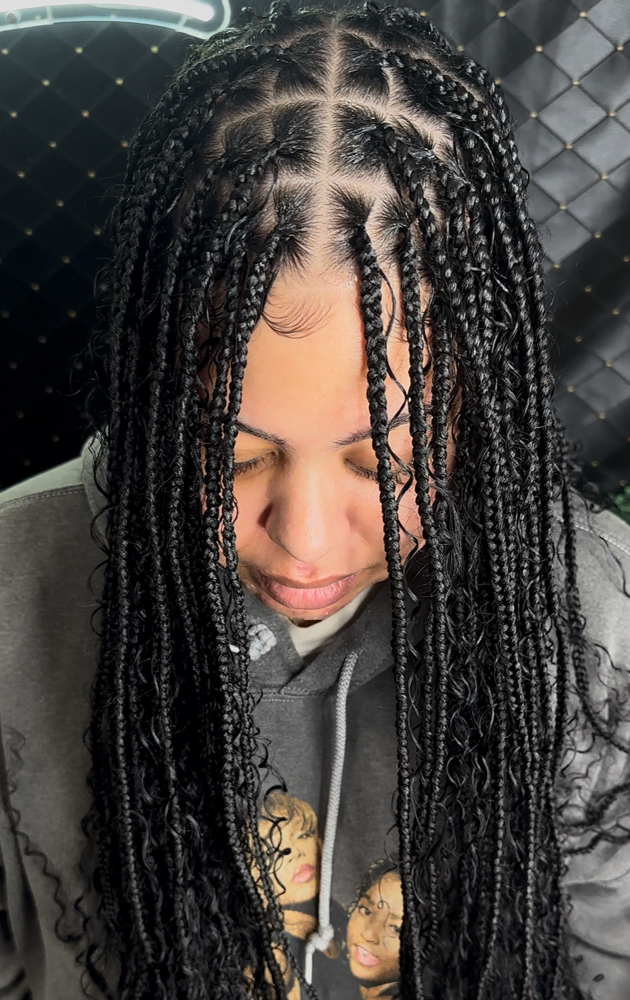 Knotless Braids at JoJoLarae Studio in Winter Park, FL