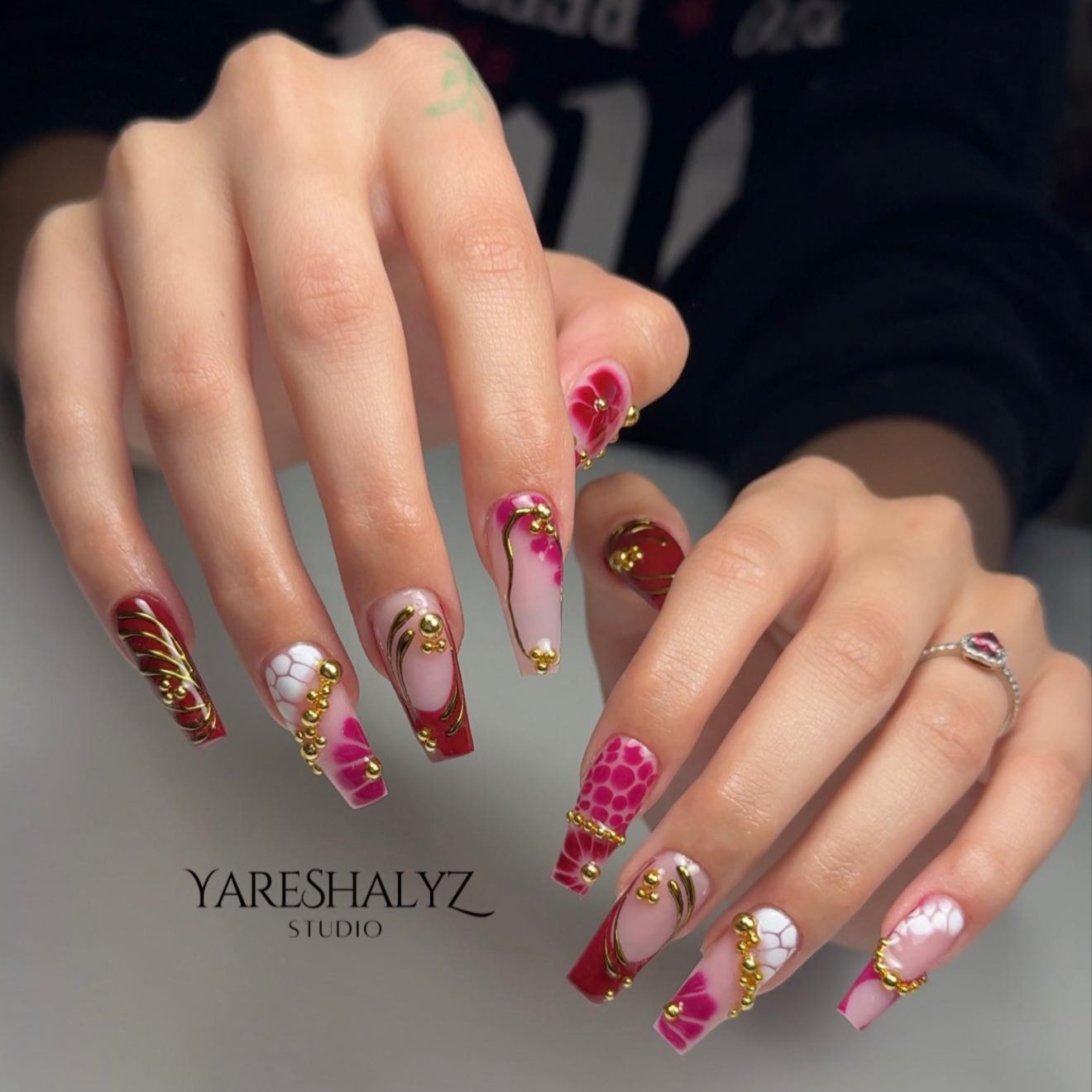 Acrylic Long Length at Yareshalyz Nail Studio in Raeford, NC