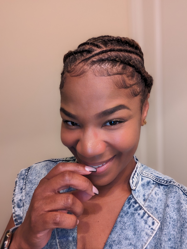 Cornrows w. Hair Added