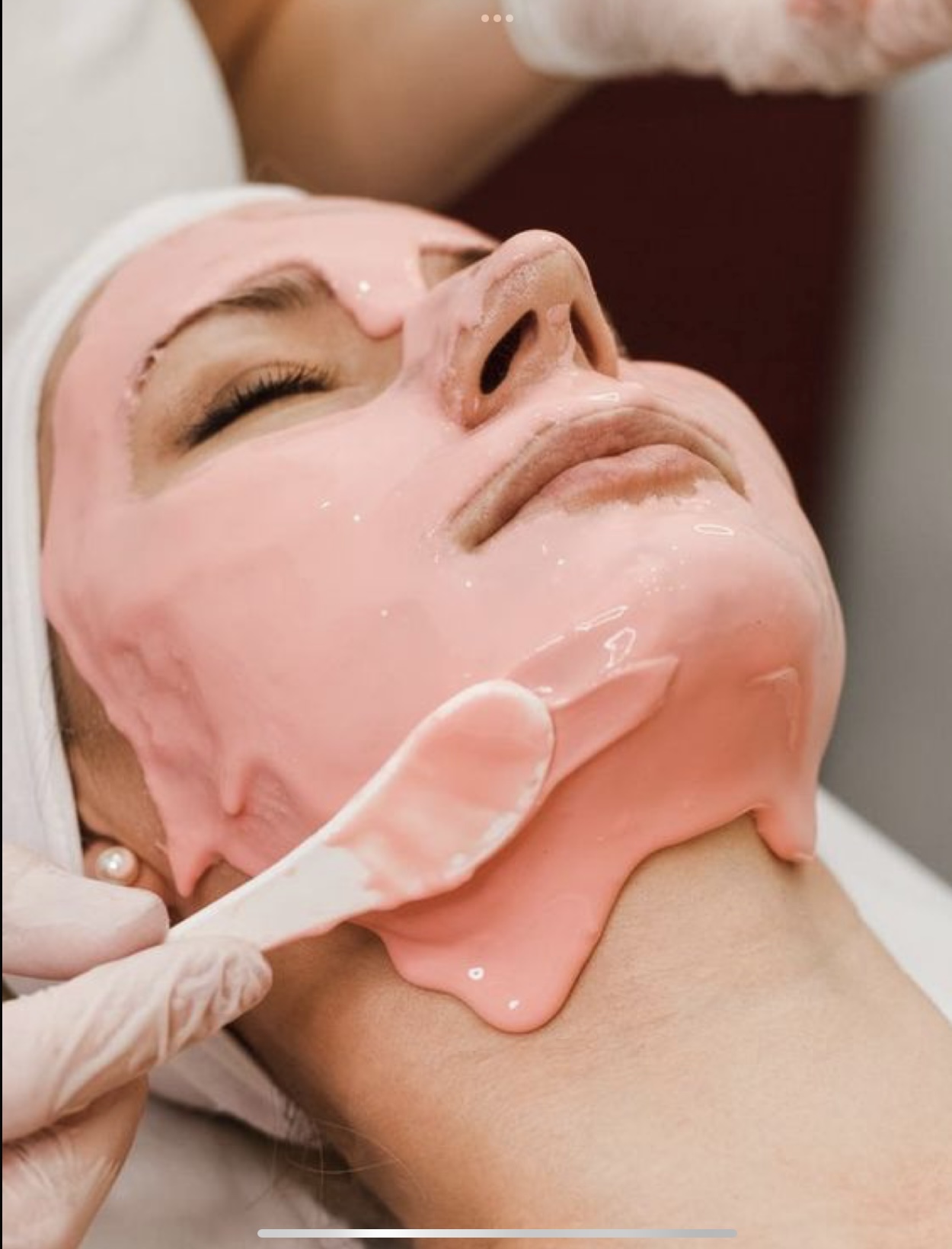 Glowing facial