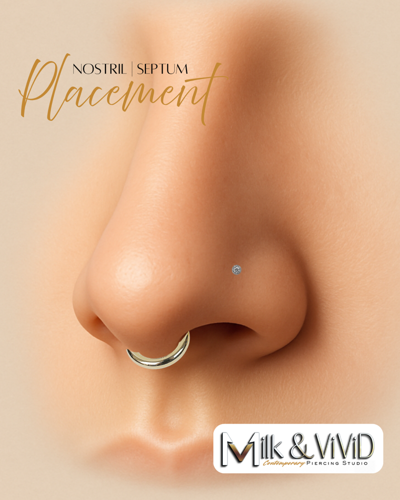 Septum Piercing at MiLK & ViViD | Montrose in Montrose, CO