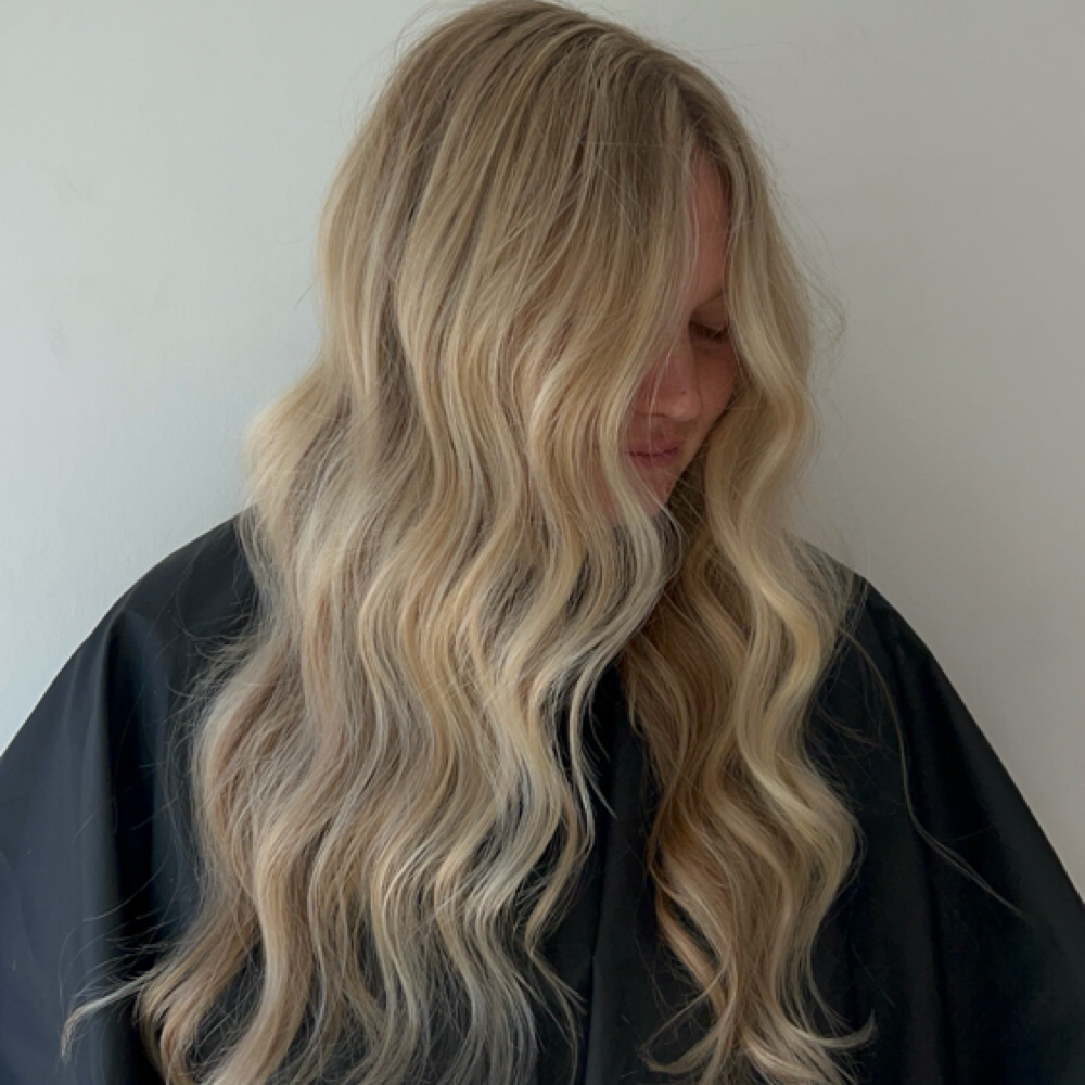 Custom Full Blonding at Hair By Sydney Elise in Yuba City, CA