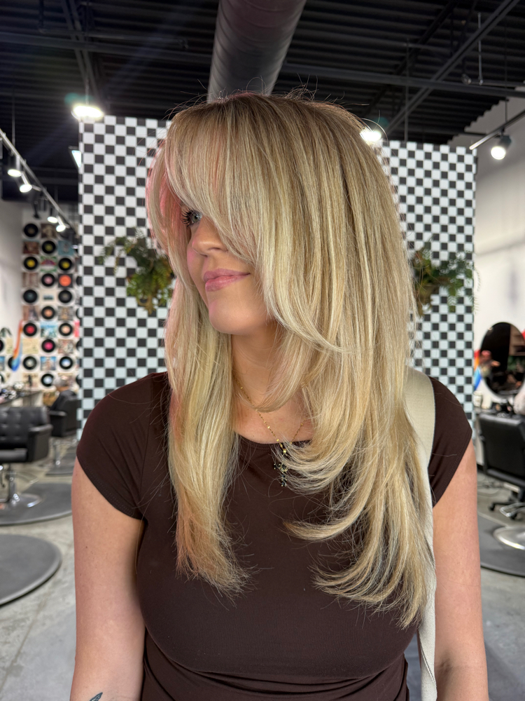 Full Highlight (Root Retouch) at Kristin J. Hair in Porter, TX