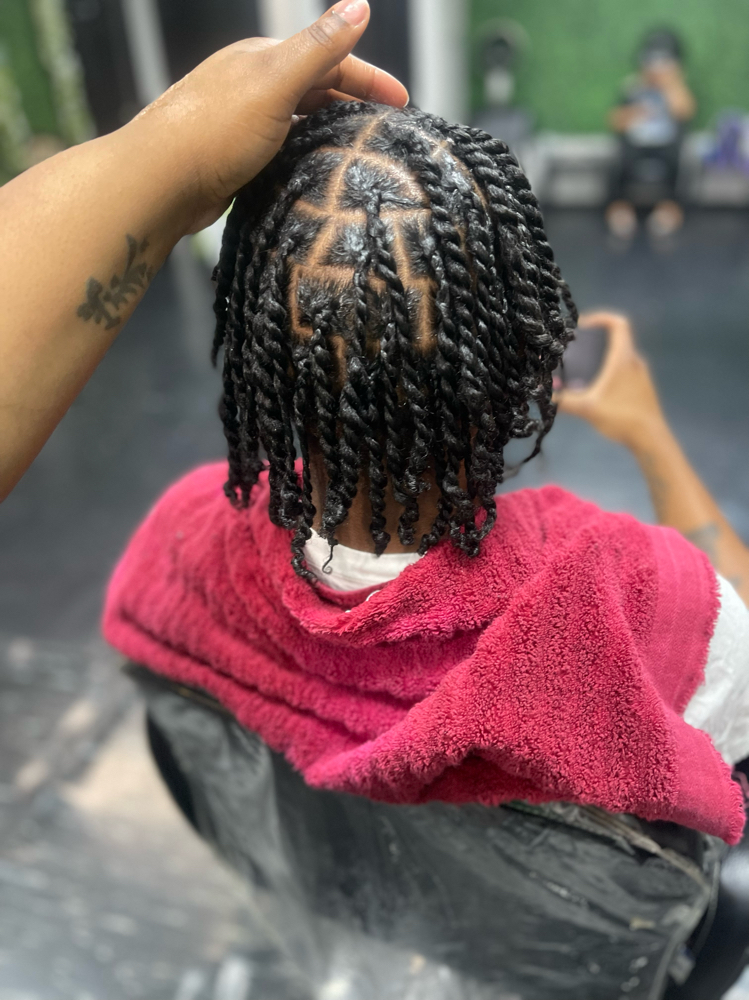 Men Two Strand Twist