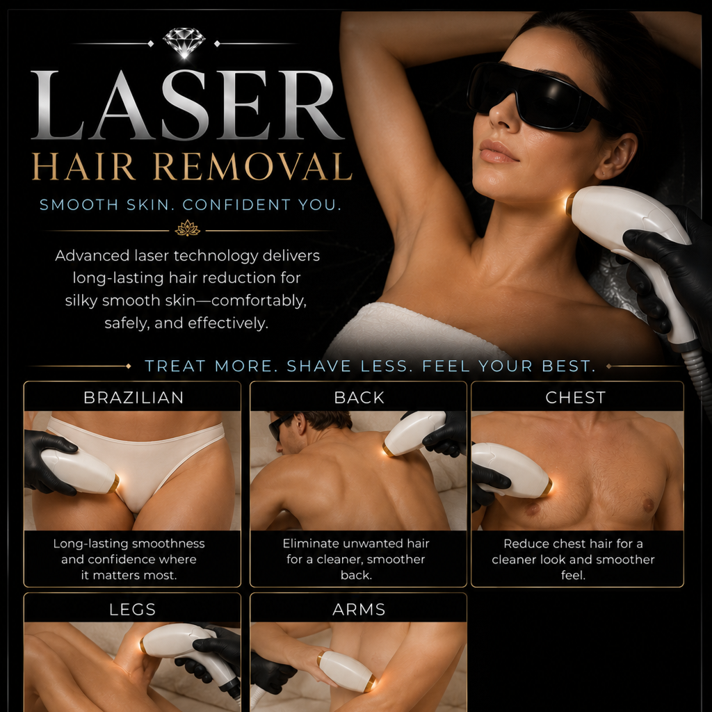 Laser Hair Removal- Large Area at ELITE AESTHETICS in Las Vegas, NV