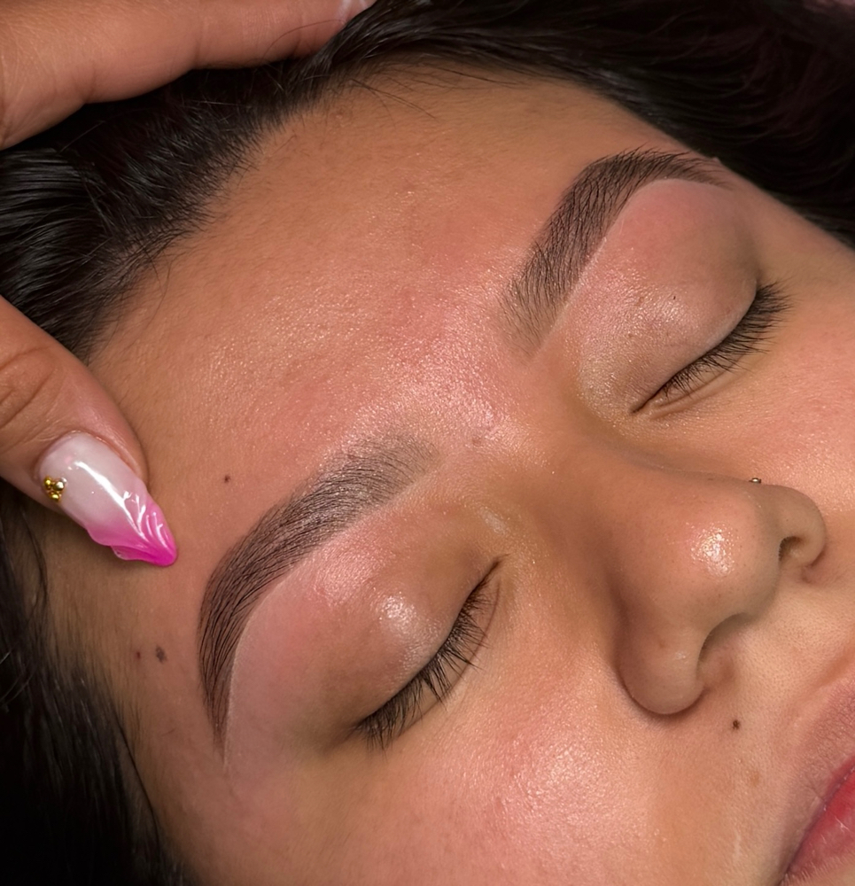 Brow Shaping + Hybrid Tint