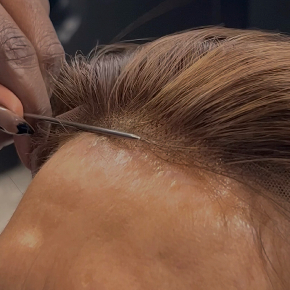 Beaded Topper Hairline Maintenance