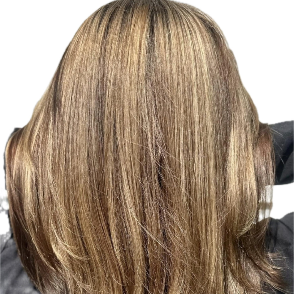 Partial Foil & Tone at Kiki’s Beauty Service in Fairview, MI