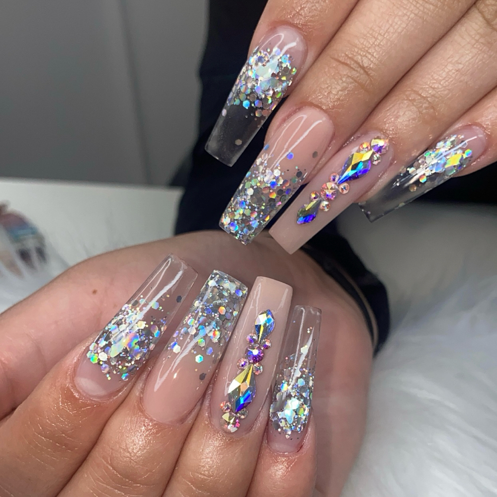 Acrylic Long at Val’s Nails in Huntington Park, CA