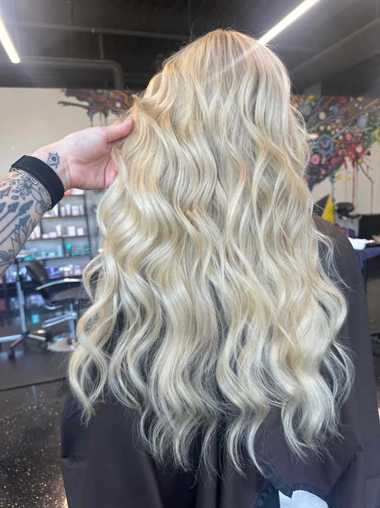 Full Highlights / Balayage Tip Outs
