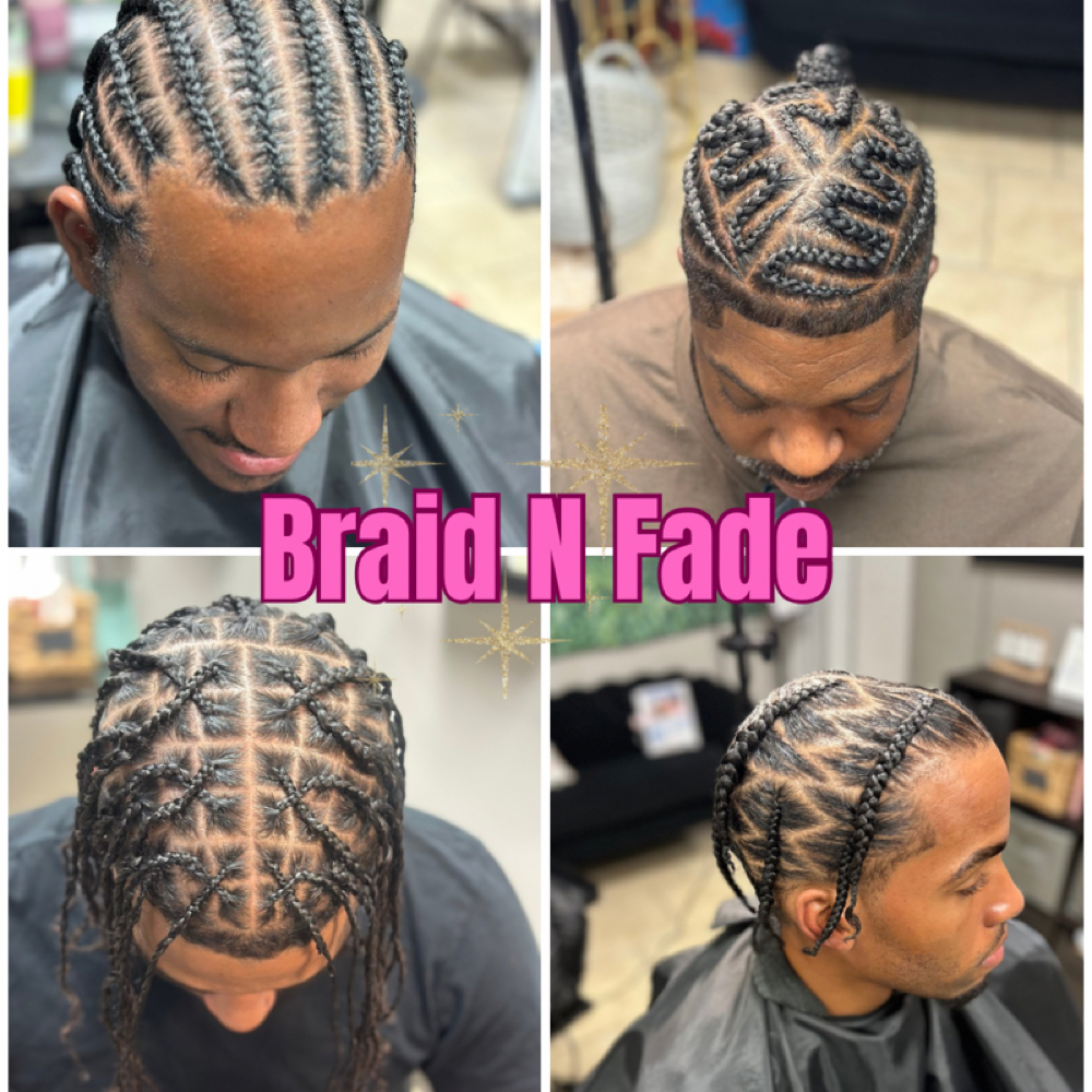 Men Braids at Vixen Hair & Beauty LLC in Fort Myers, FL