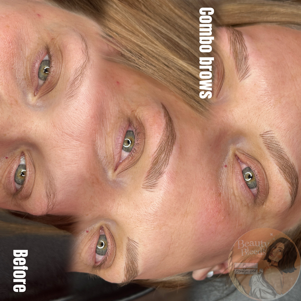 Combo Brow 6-12week Touch Up at Beauty Bleeds in Lubbock, TX