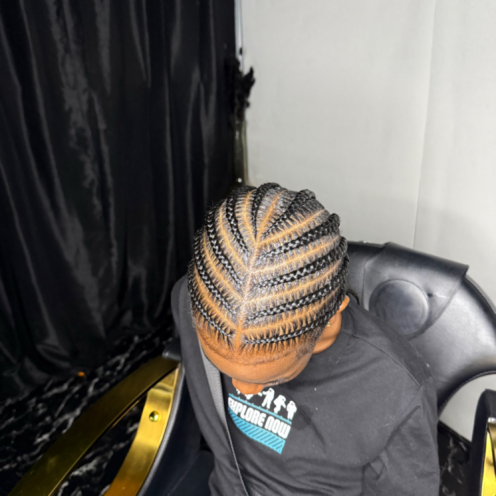 Kids 10 Stitch Braids (natural) at True Beauties Beauty in Kissimmee, FL