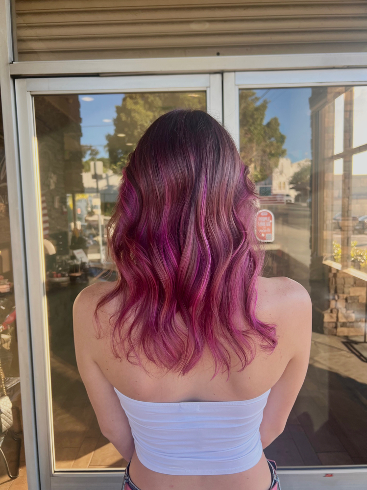 Vivid Color at Styled By Swayzie in La Mesa, CA
